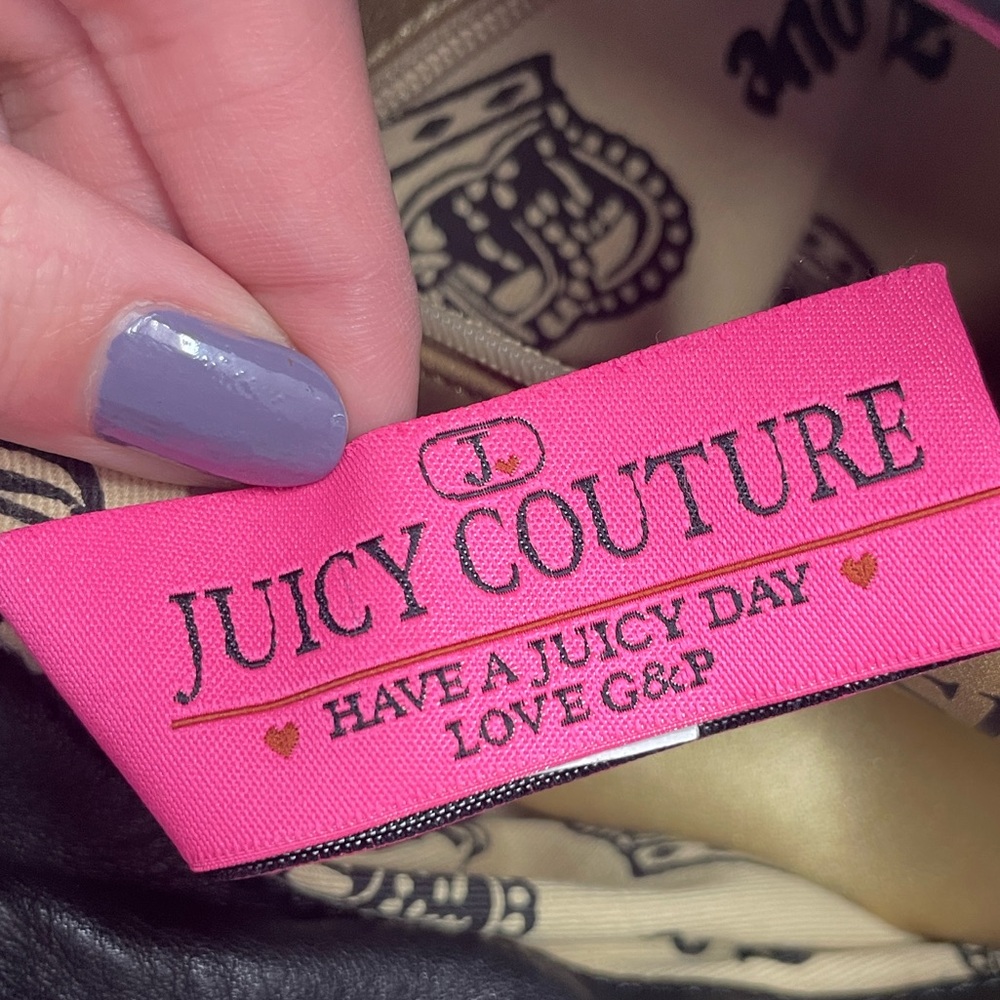 Vintage Juicy Couture Leather Hobo - Picture 17 of 17